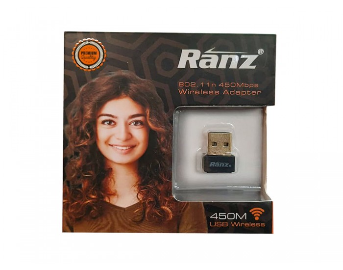 RANZ USB WIFI ADAPTER 450MBPS GOLD